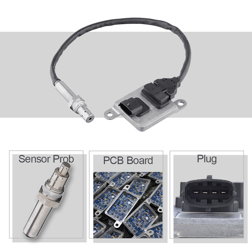 NOX Sensor for Cummins ISB ISX 2010 and Newer Heavy Duty, 2871974 2894943RX, 5WK9 6672A