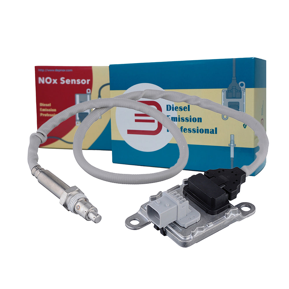 NOX Sensor for ddec Detroit Diesel DD13 DD15 DD16, Compatible with Freightliner Cascadia and Western Star, Mercedes, A0101532328, A2C89603300, 5WK9 7339A