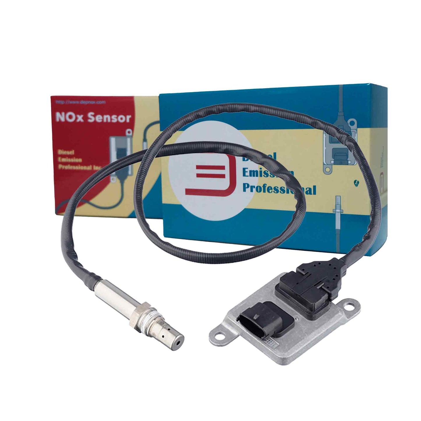 NOX Sensor for Cummins ISB ISX 2010 and Newer Heavy Duty, 2871974 2894943RX, 5WK9 6672A